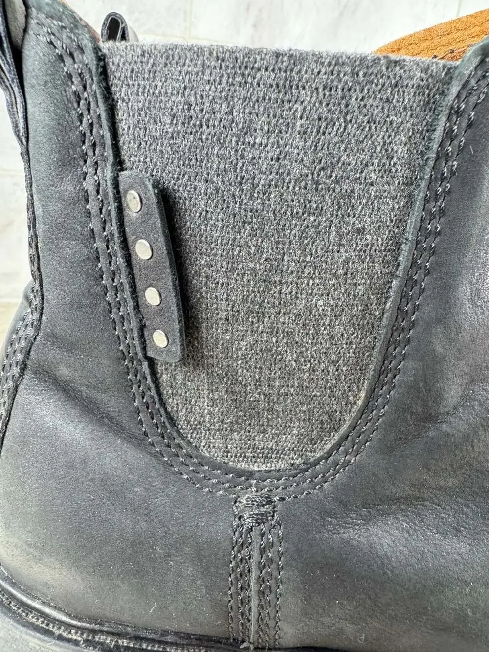 Rockport Cobb Hill Winter Chelsea Waterproof Black Leather Boots Women’s 9